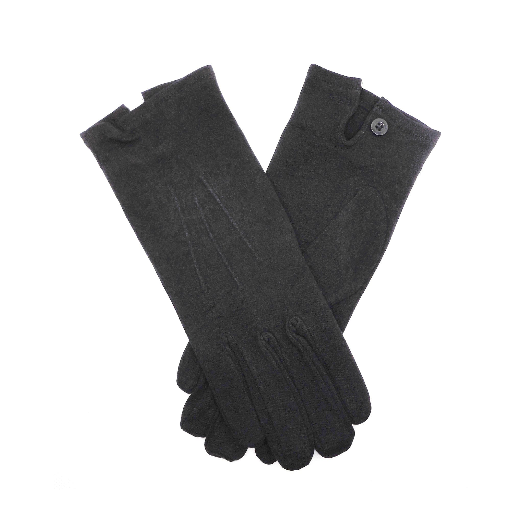 Plain Black Gloves